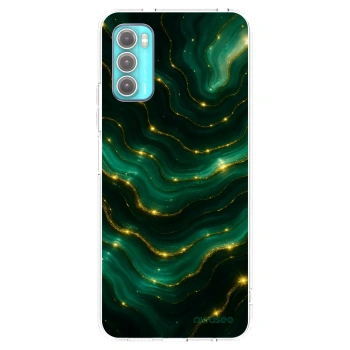 Picasee silikonowe przeźroczyste etui na Motorola Moto G60 - Emerald