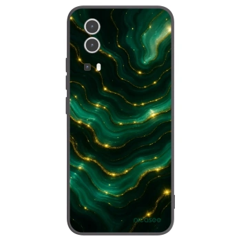 Picasee silikonowe czarne etui na Vivo Y72 5G - Emerald