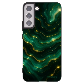 Picasee silikonowe czarne etui na Samsung Galaxy S22+ 5G - Emerald