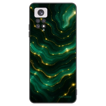 Picasee silikonowe czarne etui na Xiaomi Redmi Note 11 - Emerald
