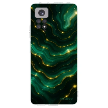 Picasee silikonowe przeźroczyste etui na Xiaomi Redmi Note 11 - Emerald