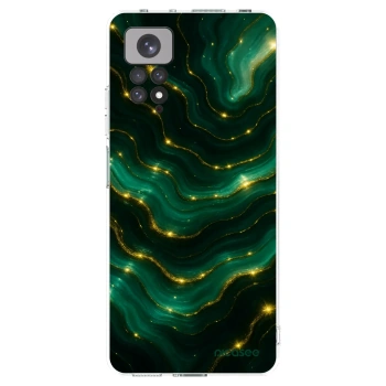 Picasee silikonowe przeźroczyste etui na Xiaomi Redmi Note 11S 4G - Emerald