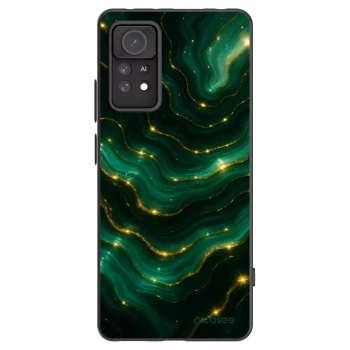 Picasee silikonowe czarne etui na Xiaomi Redmi Note 11 Pro 5G - Emerald