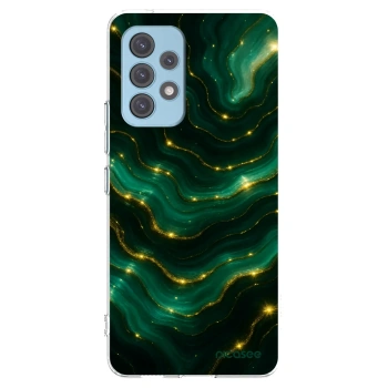 Picasee silikonowe przeźroczyste etui na Samsung Galaxy A53 5G A536 - Emerald