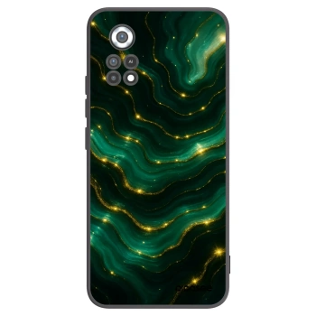 Picasee silikonowe czarne etui na Xiaomi Poco X4 Pro 5G - Emerald