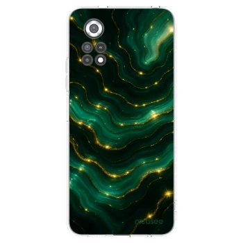 Picasee silikonowe przeźroczyste etui na Xiaomi Poco X4 Pro 5G - Emerald