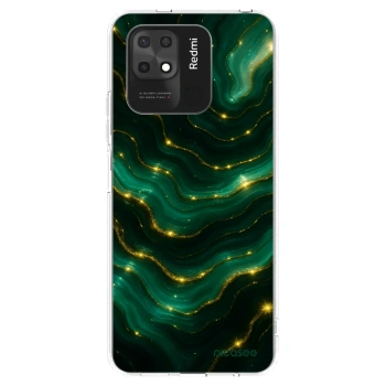 Picasee silikonowe przeźroczyste etui na Xiaomi Redmi 10C - Emerald