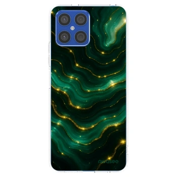 Picasee silikonowe przeźroczyste etui na Honor X8 4G - Emerald