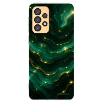 Picasee silikonowe przeźroczyste etui na Samsung Galaxy A33 5G A336 - Emerald
