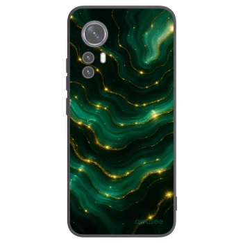 Picasee silikonowe czarne etui na Xiaomi 12X - Emerald