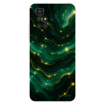 Picasee silikonowe przeźroczyste etui na Xiaomi Redmi 10 (2022) - Emerald