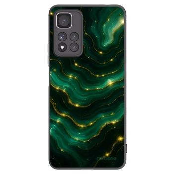 Picasee silikonowe czarne etui na Xiaomi Redmi Note 11 Pro+ 5G - Emerald