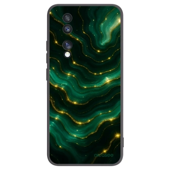 Picasee silikonowe czarne etui na Honor 70 - Emerald