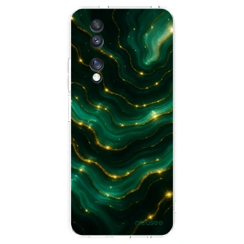 Picasee silikonowe przeźroczyste etui na Honor 70 - Emerald