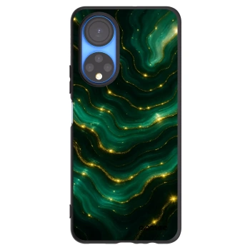 Picasee silikonowe czarne etui na Honor X7 - Emerald