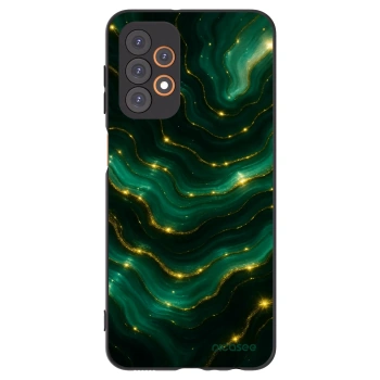 Picasee silikonowe czarne etui na Samsung Galaxy A23 A235F 4G - Emerald