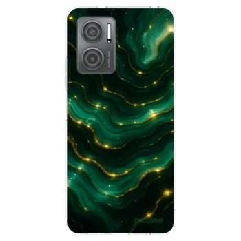 Picasee silikonowe przeźroczyste etui na Xiaomi Redmi 10 5G - Emerald