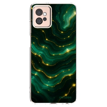 Picasee silikonowe przeźroczyste etui na Motorola Moto G32 - Emerald