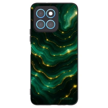 Picasee silikonowe czarne etui na Honor X8 5G - Emerald