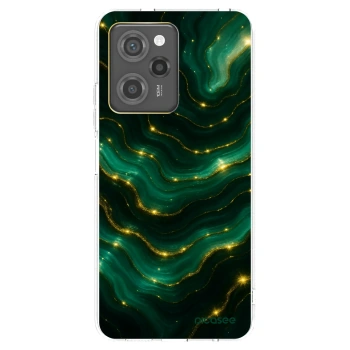 Picasee silikonowe przeźroczyste etui na Xiaomi Poco X5 Pro - Emerald