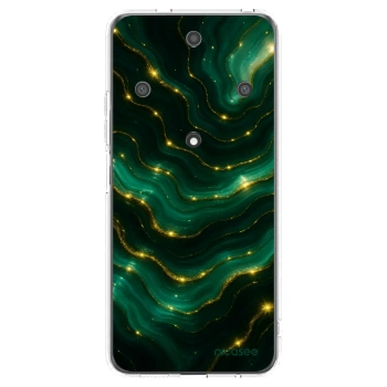 Picasee silikonowe przeźroczyste etui na Honor Magic5 Lite 5G - Emerald