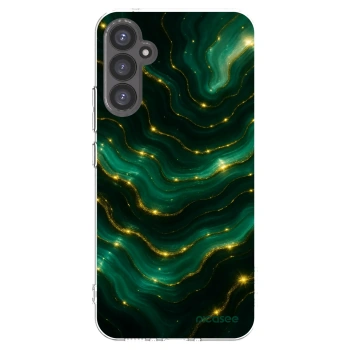 Picasee silikonowe przeźroczyste etui na Samsung Galaxy A34 5G A346B - Emerald