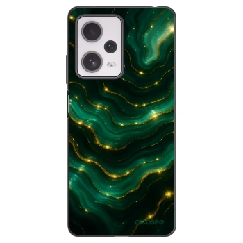 Picasee silikonowe czarne etui na Xiaomi Redmi Note 12 Pro+ 5G - Emerald