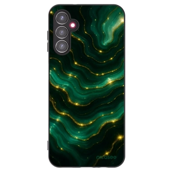 Picasee silikonowe czarne etui na Samsung Galaxy A14 4G A145R - Emerald