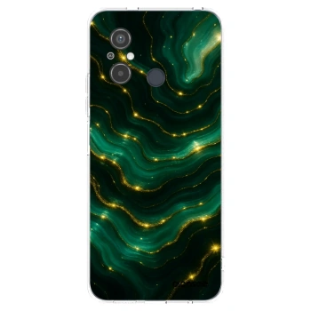 Picasee silikonowe przeźroczyste etui na Xiaomi Redmi 12C - Emerald