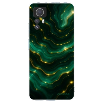 Picasee silikonowe przeźroczyste etui na Xiaomi Redmi Note 12S - Emerald