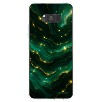 Picasee silikonowe przeźroczyste etui na Samsung Galaxy S8 G950F - Emerald