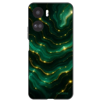 Picasee silikonowe czarne etui na Honor 90 Lite 5G - Emerald