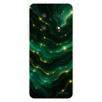 Picasee silikonowe przeźroczyste etui na Honor Magic4 Lite 5G - Emerald