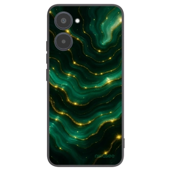 Picasee silikonowe czarne etui na Realme 10 4G - Emerald