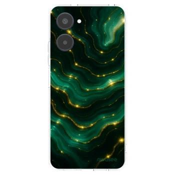 Picasee silikonowe przeźroczyste etui na Realme 10 4G - Emerald