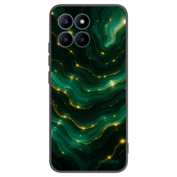 Picasee silikonowe czarne etui na Honor 70 Lite - Emerald