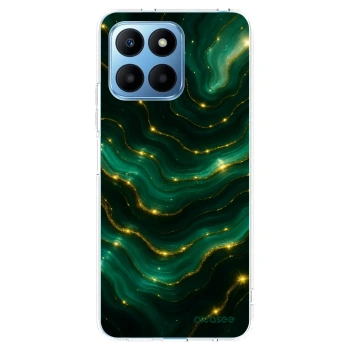 Picasee silikonowe przeźroczyste etui na Honor 70 Lite - Emerald