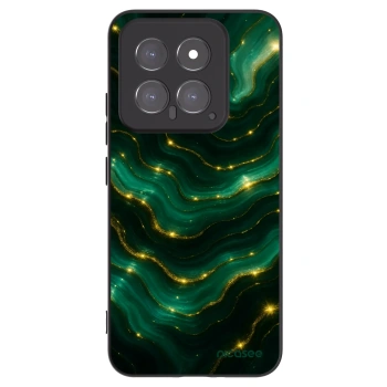 Picasee silikonowe czarne etui na Xiaomi 14 - Emerald
