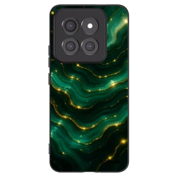 Picasee silikonowe czarne etui na Xiaomi 14 Pro - Emerald