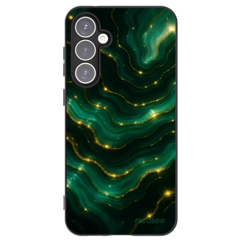 Picasee silikonowe czarne etui na Samsung Galaxy S23 FE S711B - Emerald
