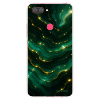Picasee silikonowe przeźroczyste etui na Xiaomi Mi 8 Lite - Emerald
