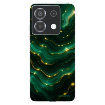 Picasee silikonowe przeźroczyste etui na Xiaomi Poco X6 - Emerald