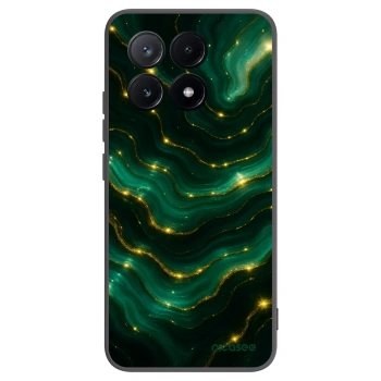 Picasee silikonowe czarne etui na Xiaomi Poco X6 Pro - Emerald