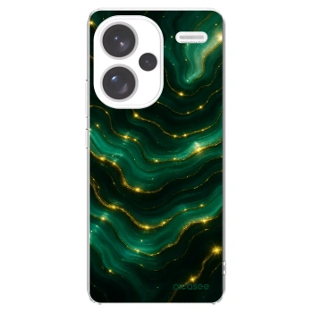 Picasee silikonowe przeźroczyste etui na Xiaomi Redmi Note 13 Pro+ 5G - Emerald