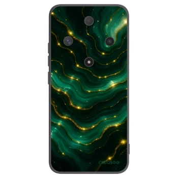 Picasee silikonowe czarne etui na Honor Magic6 Lite 5G - Emerald