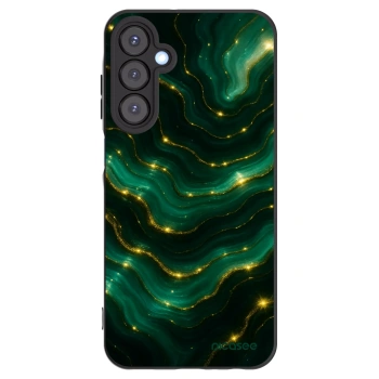 Picasee silikonowe czarne etui na Samsung Galaxy A25 A256B 5G - Emerald