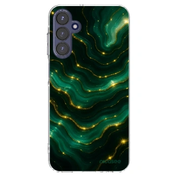 Picasee silikonowe przeźroczyste etui na Samsung Galaxy A15 A155F 4G - Emerald