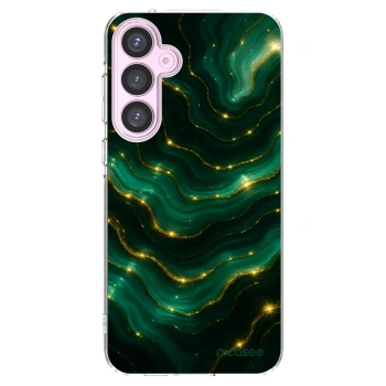 Picasee silikonowe przeźroczyste etui na Samsung Galaxy A55 5G A556B - Emerald