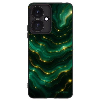 Picasee silikonowe czarne etui na Xiaomi Redmi 13C 5G - Emerald