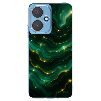 Picasee silikonowe przeźroczyste etui na Xiaomi Redmi 13C 5G - Emerald